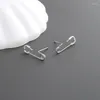 Boucles d'oreilles étalon 2024 Fashion Paper Clip personnalité Hip-hop Design tendance INS Korean Metal Pin pour femmes bijoux pour femmes