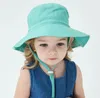 Summer Baby Bucket Hat Cap Cap Akcesoria plażowe Baby Sun Hat for Boys Girls Fisherman Panama Hat Cap