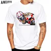 Men's T-Shirts Dani Pedrosa 26 GP Official Samurai T-Shirt New Summer Men Short Slve GS Adventure Casual White Tops Motorcycle Rider Ts T240425