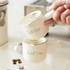 Tumblers 3 унции/90 мл керамические чашки Mini Mini Milk Cup Cup Espresso Coffee кружка со шкалами кухонных инструментов H240425