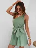 Women's Jumpsuits Rompers New Fashion Summer Sexy Party Beach Swt Retro Solid Color Casual Clothing Womens Clothing Womens jumpsuit Y240425