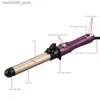 Curling Irons Automatic rotation of hair curler tourmaline ceramic rotating roller wave curling magic curling rod rapid heating shaping of women Q240425