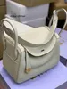 Designer Bag ldy l Nytt huvud 2024 Lager Cowhide Mönster Lindi Bag Doctor Bag Togo Womens Bag Single Shoulder Crossbody Handheld Medicine Bag