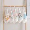 Produkt Elinfant 5pcs Baby Facetowel Śliczna kreskówka bawełna super miękki ręcznik dla dzieci małe kwadratowe chusteczki 30*30 cm