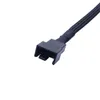 Ersättningstillbehör Hållbar PWM 4 -stift Connect Office Computer CPU Fan Cable Female till manlig kraftförlängningstråd