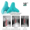 Almohada PC Almohada Tracción cervical, masajeador de relajantes musculares cervicales, corrección de tracción del cuello del hombro para alineación de la columna vertebral del dolor