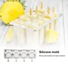 IJs gereedschap ijs siliconen mal diy honden klauw gevormde ijsblok maken mal non -adhesieve Franse muis zomer ijs stick mold keuken widget Q240425