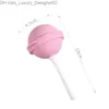 IJs gereedschap Lollipop -vormige ijsvorm siliconen Popsicle mal met stok draagbare schattige popsicle mal Baby Diy Popsicle fabrikant Q240425