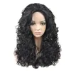 and style Latin fluffy human small wool hair cover bubble faced European American long curly hai