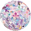 Enveloppe-cadeau 50pcs Cartoon Planet Stickers Scrapbooking Pasters Home Decoration Phone Téléphone Imperpose