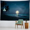 Tapestries Fantasy Landscape Tapestry Starry Sky Wall Hanging Living Room Art Decoration Bohemian Bed Sheet