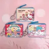 PC Cartoon Pacha Dog Coin Purse I.D. Holder With Keychain Student School Card Meal Cards Case Holder UPS