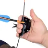 Arrow bågskytte Finger Tab Leather Finger Guard för Recurve Bow Bågskytte Målövning och jakt utomhus tillbehör