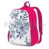 Rugzak Hamptons Style Floral Design Outdoor Wandeling Waterdichte Camping Travel Blue Pattern Navy