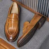 Chaussures décontractées Sussessful Les hommes doivent obtenir des mocassins de bureau d'homme d'affaires en cuir authentique haut de gamme