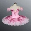 Scene Wear Royal Blue Bird Grad Professional Ballet Tutu Competiton kjol Kvinnor rosa klassisk kostymklänning för flickor