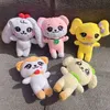 Animali di peluche di peluche kpop ive ciliegia peluche kaii cartone animato ha vinto giovani pelilies bambola carina giocattoli cuscini cuscini decorazioni per la casa