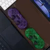 ゲームコントローラー8bitdo SN30pro Special EditionコントローラーワイヤレスBluetooth互換ゲームパッドゲームアクセサリー - パープルグリーン