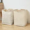 Baskets Large Storage Baskets Toys Dirty Clothes Storage Bag Cotton Linen Laundry Bag Plus Size Hamper Basket Clothing Organizer