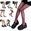 Women Socks Aesthetic Vintage Butterfly Jacquard Fishnet Tights Stockings JK Girl Sexy Hollowed Out Mesh Colorful Pantyhose Leggings