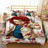 Zestawy horroru film Chucky 3D drukowana kołdra Zestaw Zestaw Twin Full Queen King Size Set Set Styl Bed -Blothes dla młodych K59