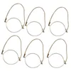 Storage Bottles 6Pcs Mason Jar Rope Handles Hangers And Hooks For Regular Mouth Ball Pint Canning Jars