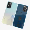 Frames Original -Rückenglasabdeckung für Xiaomi Redmi Note 11 Pro+ 5G plus Batterie -Tür 21091116ug 21091116uc Ersatz durch Kamera -Rahmen