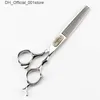 Hair Scissors Germany JAGUAR 6.0 inch 9CR 62HRC Hardness hair beauty scissors cutting / thinning with light silver retail gift case Q240425