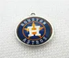 Baseball Houston Dangle Charms Mix Style DIY Pendant Bracelet Necklace Earrings Snap Button Jewelry Accessories1229244