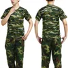 Herr t-shirts kamouflage taktisk skjorta kort ärm män snabb torr strid t-shirt militär armé t shirt camo utomhus vandring jakt tröjor2425