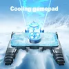 Игровые контроллеры Cooler 4.7-6.5-дюймовый четыре пальца с охлаждающим вентилятором Совместимость универсально для Android-контроллера Black Portable Abs