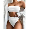 Frauen Badebekleidung Frauen Bikini Bikini Beachwear Push-up Verband brasilianischer Bandeau Swimwears Badeanzug Biquinis sexy Bkini Tankinis