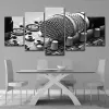 5 pièces Microphone HD Images toile peinture mural Affiches rock and roll pour la musique de classe de classe décoration de mur sans frame