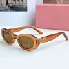 Cadre circulaire à la mode masculine Lunettes de soleil pour femmes luxueuses miroirs décoratifs de couleur claire plusieurs couleurs disponibles avec boîte SMU06ZS