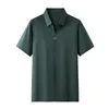 Heren PoloS Plus Maat 8xl Zomer Hoge elasticiteit Polo shirts Kwaliteit Kort mouw Splicing Business Casual mannelijke t-shirts Man Tees