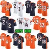 Peyton Manning 2 Patrick Surtain II Football Jersey Javonte Williams John Elway Courtland Sutton Marvin Mims Jr Riley Moss Alex Singleton Quinn Meinerz Zach Allen