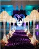 Ny ankomst Romantiska bröllopscenterpieces gynnar 3D Rose Petal Carpet Aisle Runner för bröllopsfest dekoration leveranser 14 färg 9406713