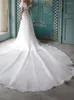 Party Dresses Women V-Neck Ruffles Pleat Floor-Length Chapel Train Formal Evening Dresses/Bridal Wedding Prom Gowns