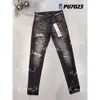 Lila varumärke jeans designer mens denim byxor mode byxor rak design retro streetwear casual sweatpants lila jeans joggar byxa tvättade 4353