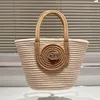 Sommer Raffias Rive Gauche Tote Beach Bags Designer Handtaschen Luxus Stroh Weave Pochette Schulter Korbkaufer Tasche Wallet Wallet Crossbody Travel Damen Clutch -Tasche