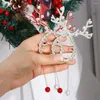 Clips de cheveux High Fixe Clip Bun Christmas Antler Fixer Small Claw Style coréen