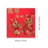 Rok owinięcia prezentów czerwonych pakietów Chińskie koperty składane pieniądze na wiosenne festiwalowe torba