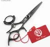 Hair Scissors 603# 5.5 Brand Purple Dragon TOP GRADE Hairdressing Scissors JP 440C 360 Degree Rotation Barbers Cutting Scissors Hair Shears Q240425