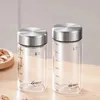 Tumblers Coffee Glass Cup Outdoor мини -прозрачный вакуумный аспирационный молоко для колы соки банка кухня аксессуары H240425