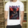 メンズTシャツBERSERKアニメTシャツメンカジュアルショートスルベリットレジェンドソードウォリアーTシャツHomme Manga Unisex Guts Griffith TシャツTS T240425