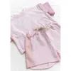 T-shirts Ny sommarbomullsmöte Kort ärm T-skjorta och shorts Set Baby Boys Girls Clothing Color Casual Tops Outfits 2PCSL2404