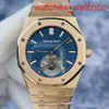 AP Gentlemen's Watch Watch Series серия Royal Oak 41 мм диаметром 18K Rose Gold Tourbillon Mechanical Mens Mens Luxury Watch 26522OR