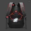 Backpack Men 18''Large Capacity PVC&Polyester High Quality Waterproof Business Laptop Travel Bags Multi-functional Gift