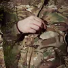 Men's Jackets 3PCS Long Sleeved Tactical Suit Set Men Outdoor Military Training Camouflage Frog G3 Conbat Suits For Spring Autumn Jacket