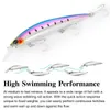 Tsurinoya 110mm 37g tung vikt Sea Fiske Lure Max 80m Ultra Long Casting Sinking Minnow Wizard 110s Artificial Hard Baits 240416